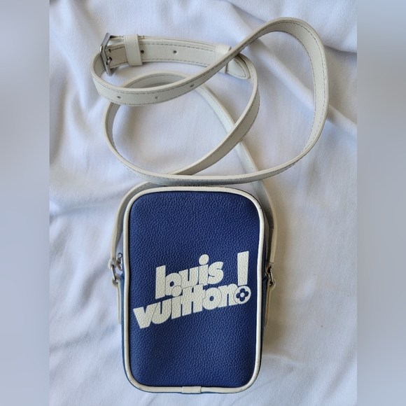 Louis Vuitton Virgil Abloh Blue Cowhide Everyday Danube PPM - Picture 1 of 14